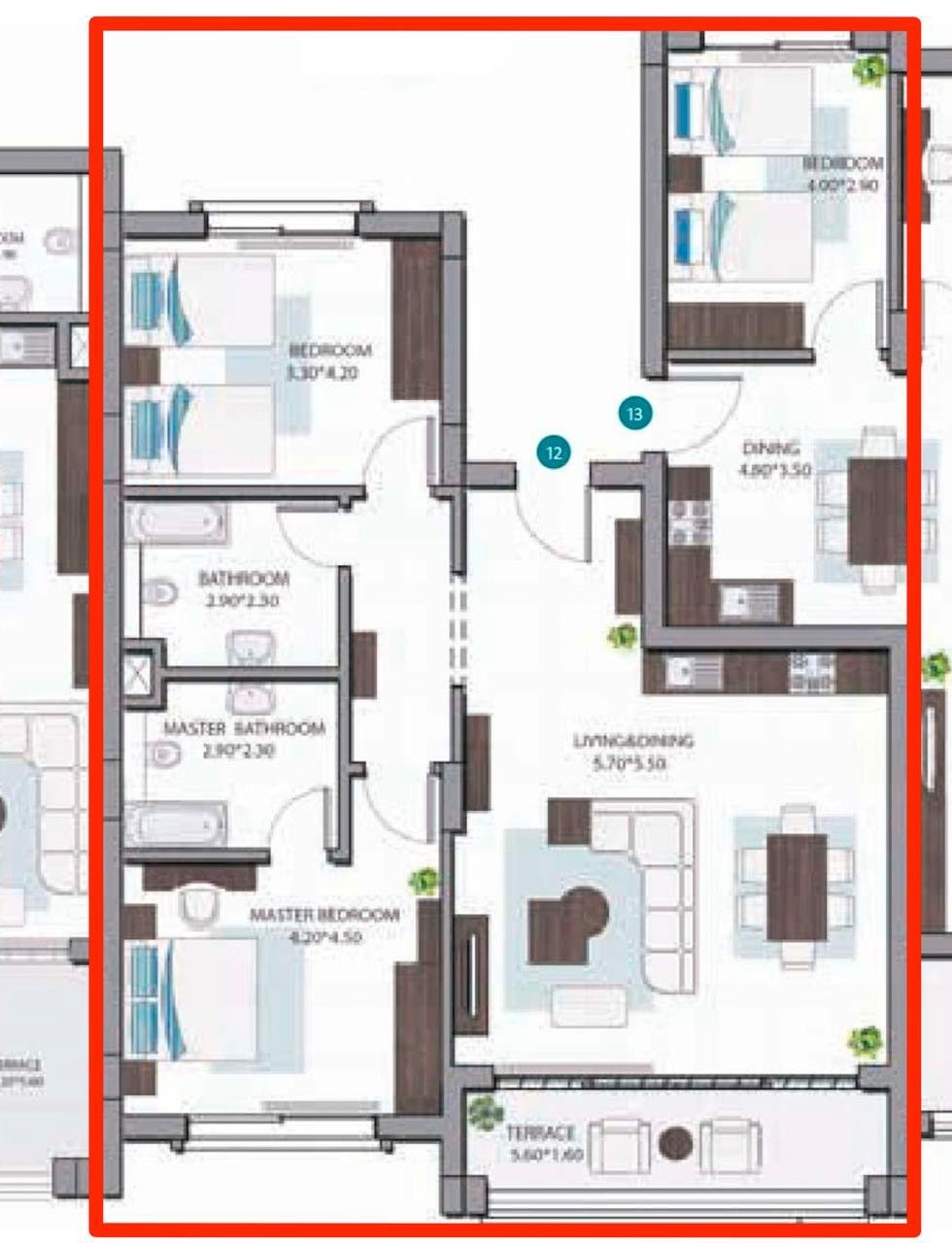 2apartment floor plan 2apartment floor plan