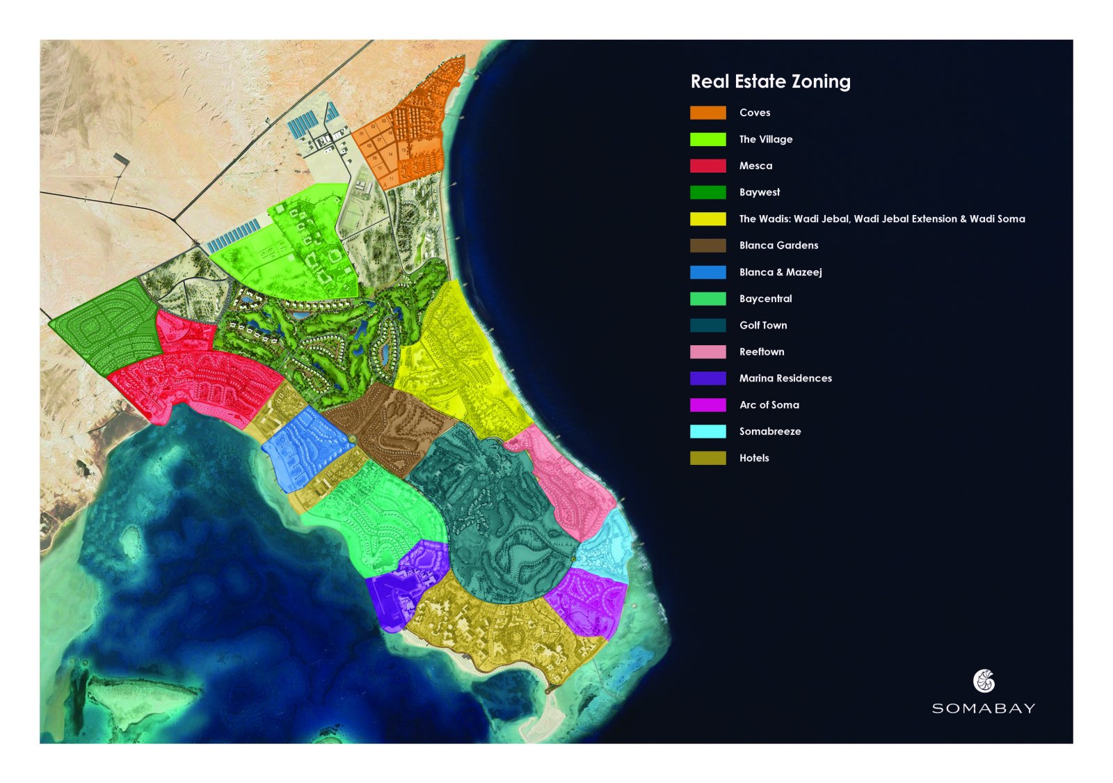 Real Estate Zones Übersicht Somabay Real Estate Zones Übersicht Somabay