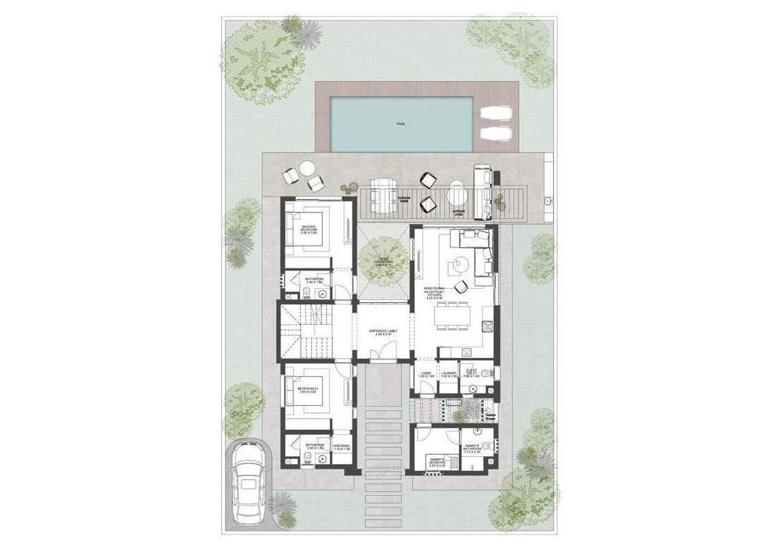 Flair Villa Grundriss EG Flair Villa Grundriss EG